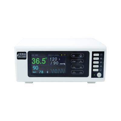 China Portable Plastic Three Vital Parameter Monitor (BESTMAN BSNT-100 LCD Vital Signs Temperature/ Pulse Rate/ Respiration/ Blood Pressure) for sale