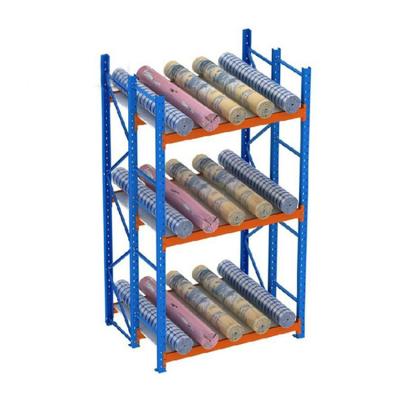 China High Quality Custom Heavy Duty Fabric Roll Custom Warehouse Rack Covering Storage Rack Corrosion Protection Type for sale