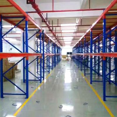 China Custom Heavy Duty Corrosion Protection Factory Steel Warehouse Shelves Industrial Pallet Storage Cargo Shelves for sale