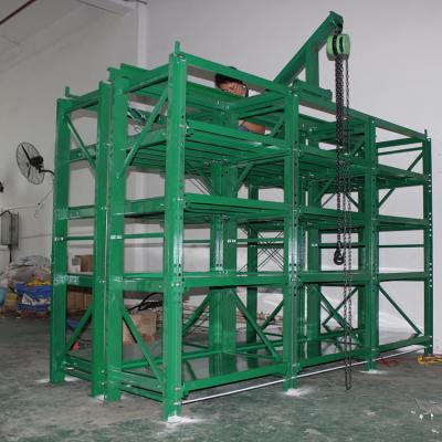 China Corrosion Protection High Capacity Best Price Mold Shelf With Machining Drawer Mold Rack for sale