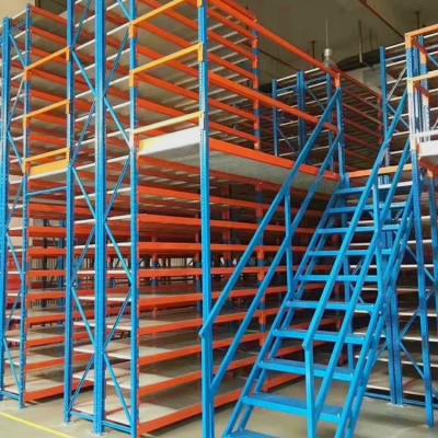 China Corrosion Protection Push Pallet Racking Double Depth Storage Pallet Racking Industrial Attic Storage Rack for sale