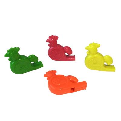 China Cartoon Toys Hot Selling Whislte Toys Plastic Rooster Whistling Toys For Children for sale