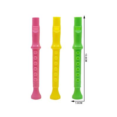 China Promotional Educational Toddler Musical Instrument Recorder Groove Plastic Toy Kids Toys Gift For Children for sale