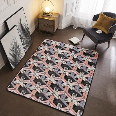 China Stain Resistant Enordic Short Plush Blanket, Morden Plush Blanket For Living Room, Bedroom, Climbing, Rug For Kids for sale