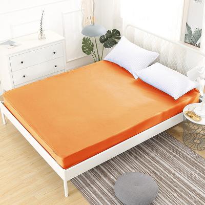 China Factory Waterproof Bedspread Solid Color Mattress Protector Elastic/Removable/Washable Clearance For Bed Wetting Breathable Anti-mite Underpad Cover for sale