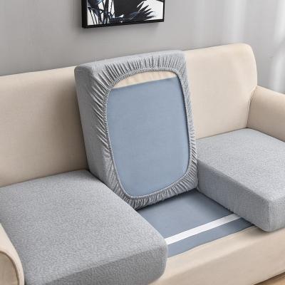 China Thick Elastic/Removable/Washable Jacquard Waterproof Furniture Protector Cover Cushion Cotton Seersucker Sofa Cover Stretch Seat Cover for sale