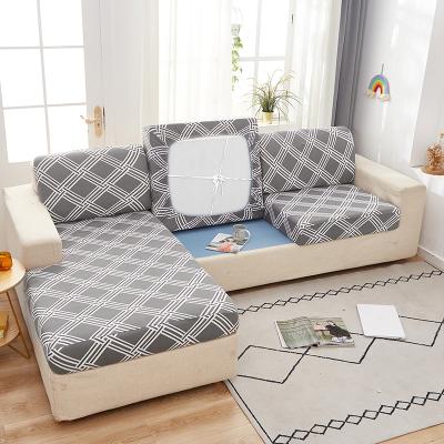 China Modern Printed Couch Cover Sofa Seat Cushion Slipcover Spandex Protector Sofa Cushion Cover Elastic Furniture for Living Room dropship for sale