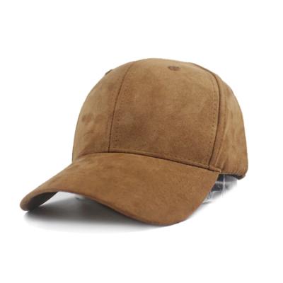 China MS Factory Custom Unisex Dad Baseball Cap COMMON Soft Suede Sports Hat Women Adjustable Breathable Hats for sale