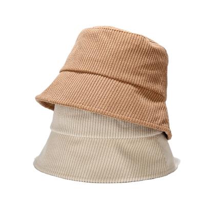 China Newly Disigner Color Designer Bucket Hat Wholesale Custom Made Breathable Corduroy Fisherman Hat Bucket Hat for sale