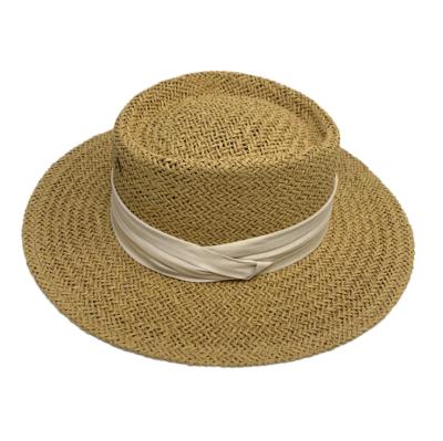 China Wholesale Character Cheap Summer Hat Handwoven Big-Rimmed Folding Sun Hat Braided Straw Hat for sale