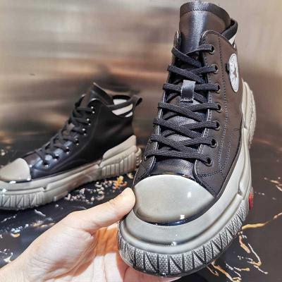 China Wholesale Usb Casual Men Scare Leather Shoes Non-sliping Scare Leather Shoes For Men for sale