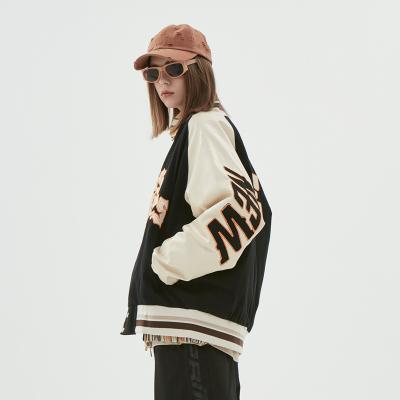 China Amiryi amiryi custom palm angelyes baseball coat QUICK DRY OEM new LOGO with letters rattle patchwork baseball jacket neutral mens for sale