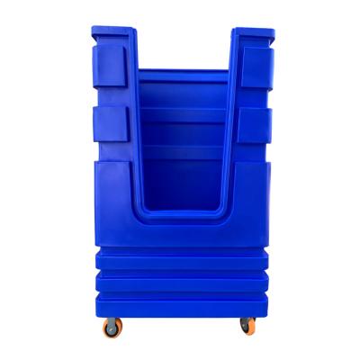 China Factory OEM hot type plastic tall boy bulk linen carts delivery trolley for hotel or hospital for sale