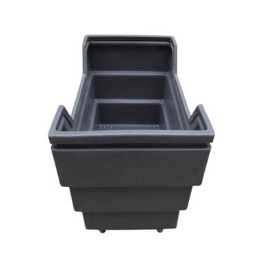 China Factory OEM Common type plastic linen cart laundry trolleys for hotel or hospital for sale