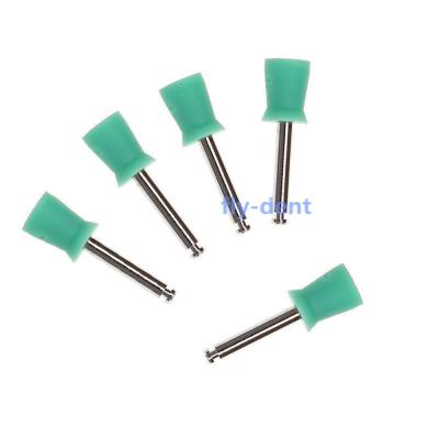 China 100pcs Dental Disposable Latch type Polishing Polisher Prophy Cups Green for sale