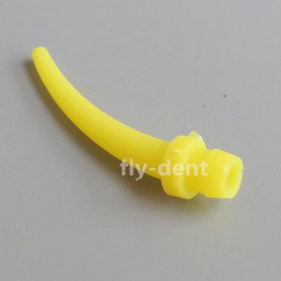 China 200Pcs Intra Oral Dental Impression Mixing Tips Yellow Mixer Syringe for sale