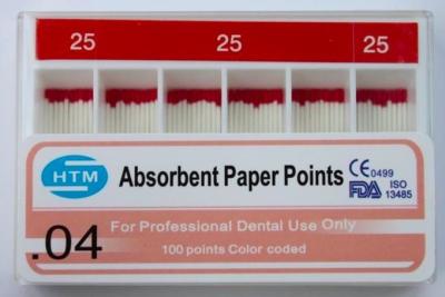 China Absorbent Paper Point T0.04 for sale