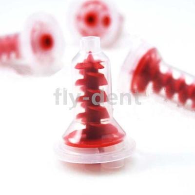 China Dental Dynamic Impression Mixing Tips Red for sale