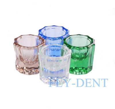 China Multi-Purpose GLASS DAPPEN DISH for dental, tattoo or nail spa Promotion for sale