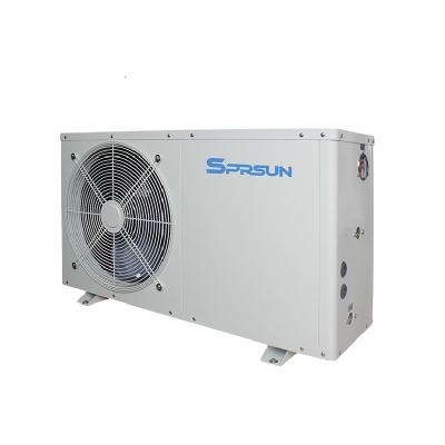 China Commercial Max 60C R410A 3KW-9KW Mini Air Energy Heat Pump Water Heaters for sale