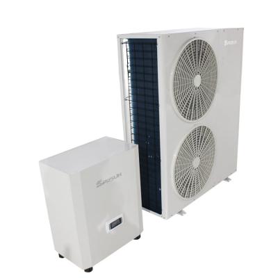 China 2020 EVI R410 Split Air Source Heat Pump Outdoor Water Heater Air To Water Heatpump For House Heating for sale