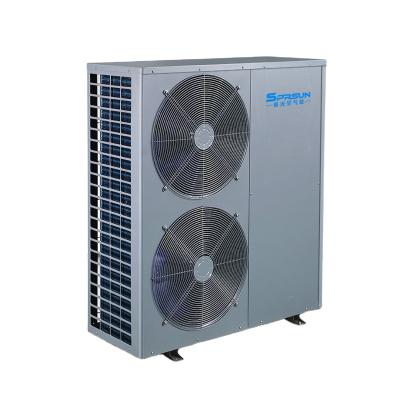 China Best Selling Residential Hotel EVI 20KW Heat Pump Water Heater And House Heating for sale