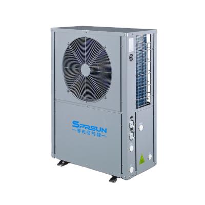 China Hotel China Top 10 Outlet 7.5KW Water Can Reach 80 Degree High Temperature Air Source Heat Pump for sale