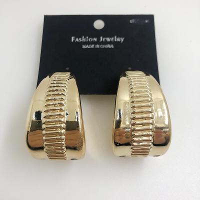 China Hot Sale TRENDY Earings For Women 2021 Sunbelle Circle Dubai Gold African Earrings for sale