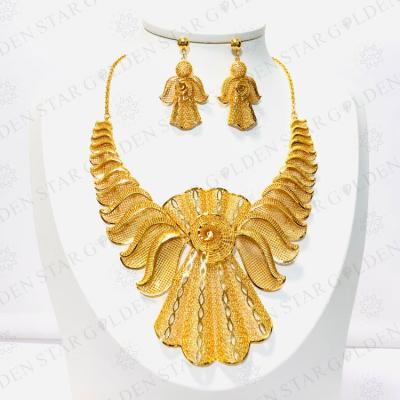 China TRENDY Gold Hot Fashion Star Jewelry Fine Jewelry Set Gold Plated Custom Necklaces For Women for sale