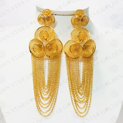 China FASHIONABLE Star Gold Jewelry 2023 Luxury Gold Plated Copper Jewelry For Gift for sale