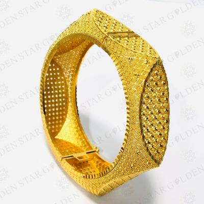 China CLASSIC Golden Star Jewelry Fashion Gold Plated Women Copper Bracelets Gold Filled Jewelry Set 24k Gold for sale