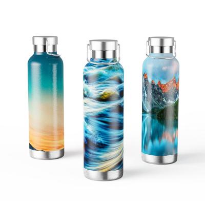 China Cayi 24oz 304 Large Capacity Double Wall Stainless Steel Water Bottle With Custom Logo for sale