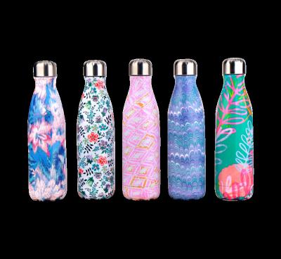 China 2022 Sustainable Top Selling Cola Bottle Thermos Sport Water Bottle Electroplate Cola Bottle for sale