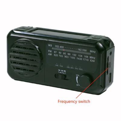 China Portable Small Hand Crank Radio Solar Panel AM520 Led Emergency Torch Radio for sale