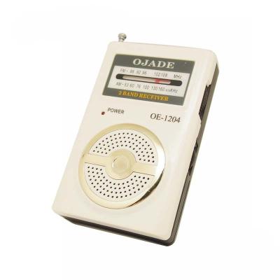 China Radio con pilas simple DSP Chip Portable Pocket Fm Radio AM525 del bolsillo en venta