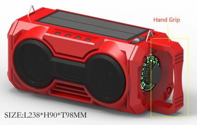 China Kundengebundene tragbare wieder aufladbare FM-Radio 885g morgens Band-Musik Schalters 3 zu verkaufen