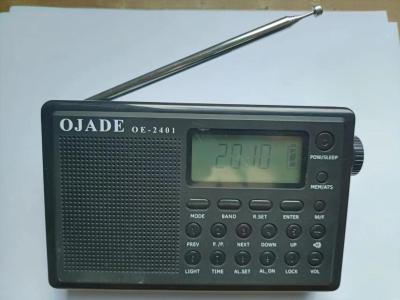 China Radio108mhz Bluetooth Wekkerradio van vertonings de Handbediende Bluetooth met het Vouwen van Steun Te koop