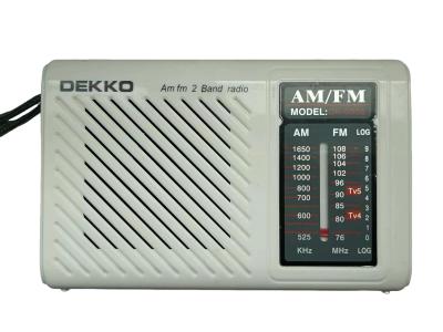 China Radio AM FM radio de antena altavoz incorporada radio de escritorio de antena incorporada en venta