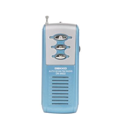 China Auto Scan One Band Radio Powered By Dry Battery Customized For Promotional Gift for sale