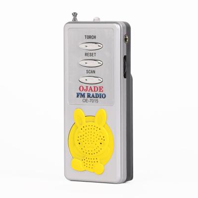 Chine Portée de fréquence FM 88-108 MHz Radio de balayage automatique FM portatif avec antenne durable à vendre