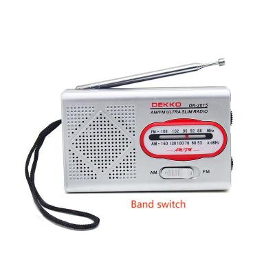 China AM/FM Dual-band Pocket Radio Desktop Portable Easy To Operate Elderly Health Entertainment Radio Walkman Use AA Battery for sale