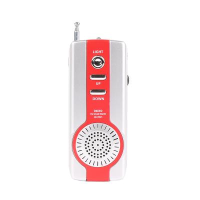 China Ultralight FM Speaker Radio OE-1302 OEM FM Auto Scan Radio Power with Dry Battery for sale