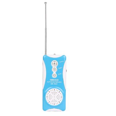 China Hot Selling FM 88-108MHz Frequency Portable FM Radio OEM Color Dry Battery Power for sale