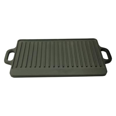 China Sustainable Low Price BBQ Grills Rectangular Cast Iron Griddle for sale