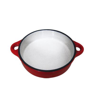 China Sustainable fashional color enamel cast iron mini pot / cookware for sale