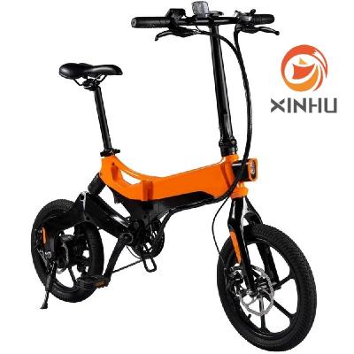 China Hot Sale 350 Watt Torque Sensor Luxury Aluminum XINHU Folding e Bike In Eu Europe Vintage e Sports British Travel e Bikes Enduro Motor Bike for sale