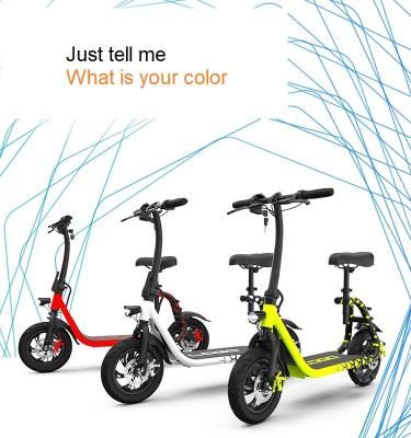 China XINHU multifunctional folding e-bike foldable electric bike 12 inch e-bike factory aluminum bicycle with 36V lithium battery 2021 for sale