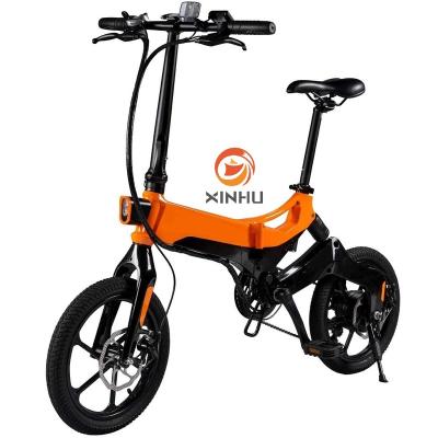 China XINHU Folding Torque Sensor e Bike City Woman e Bike Double Battery Hidden Luxury High Power Shenzhen China Small Light e-Bike for sale