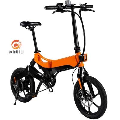 China XINHU luxury bicicleta electrica with plegable moto the mini bicicletas - electricas baratas de mujer de pedal scam torque sensor 2020 for sale