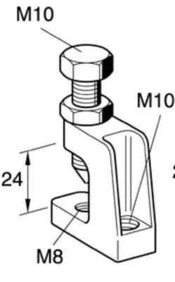 China Electrical Steel Wide Flange Beam Clamps Hot Galvanizing Hot Dip  Zinc Plating for sale